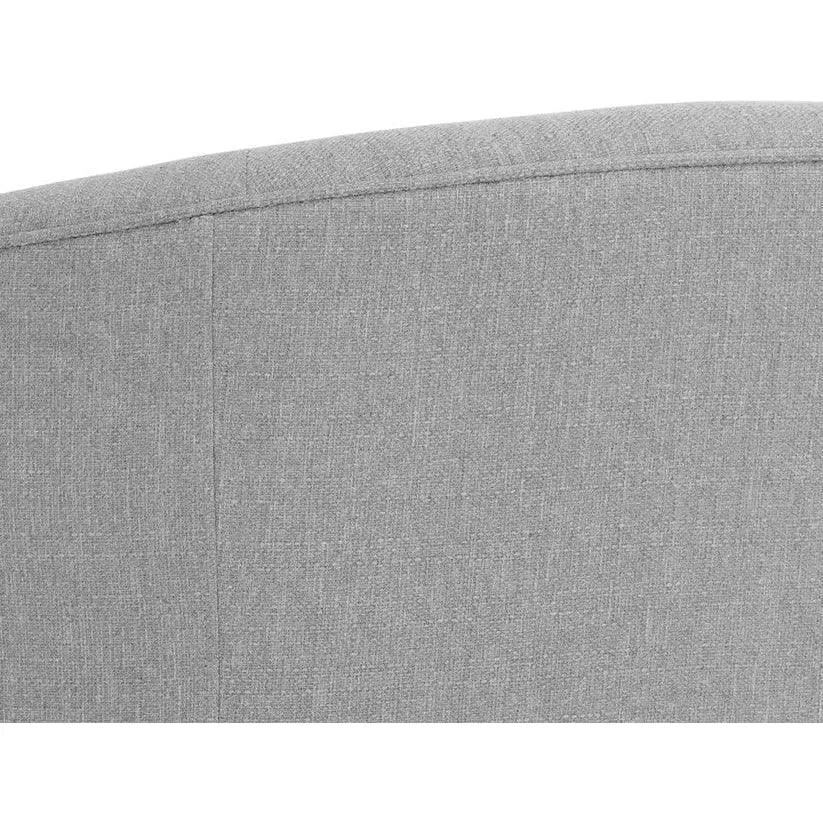 Grimaldi Fabric Swivel Armchair - LOOMLAN - SUNPAN - Club Chairs