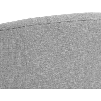 Grimaldi Fabric Swivel Armchair - LOOMLAN - SUNPAN - Club Chairs