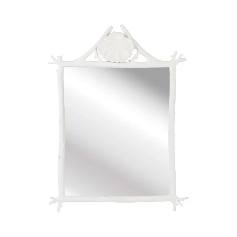 Grotto White Wall Mirror - LOOMLAN - Chelsea House - Wall Mirrors