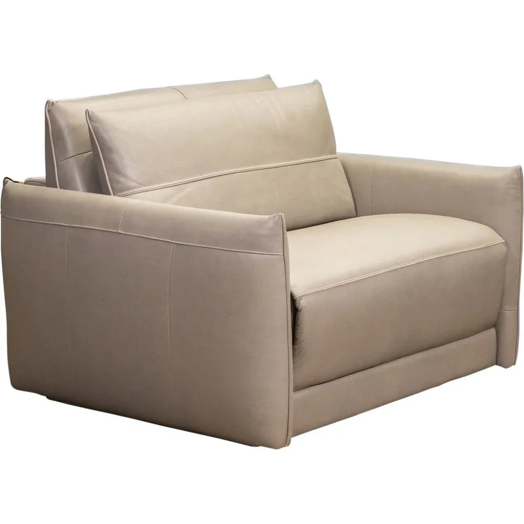 Guest House Power Sleep Leather Armchair - LOOMLAN - Olivia + Quinn - Club Chairs