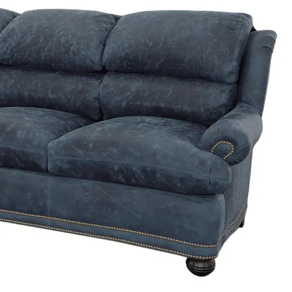 Gunslinger Leather Sofa - Custom Benchmade USA - LOOMLAN - Uptown Sebastian - Sofas & Loveseats