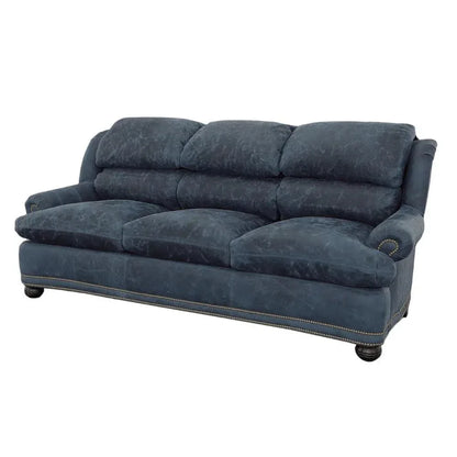 Gunslinger Leather Sofa - Custom Benchmade USA - LOOMLAN - Uptown Sebastian - Sofas & Loveseats