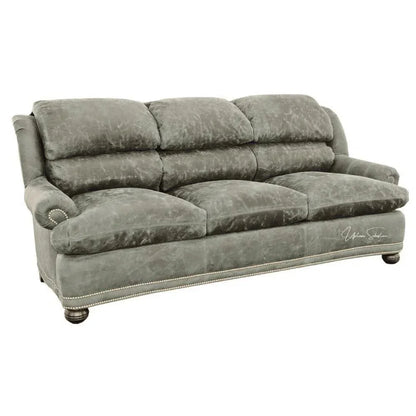Gunslinger Leather Sofa - Custom Benchmade USA - LOOMLAN - Uptown Sebastian - Sofas & Loveseats