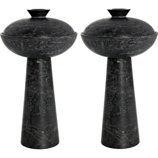 Guy Sculpture Set of 2 - LOOMLAN - Noir - Statues & Sculptures