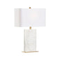 Gwen Marble And Brass Table Lamp - LOOMLAN - Wildwood - Table Lamps