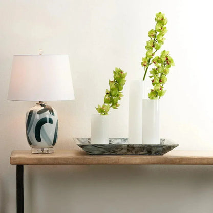 Gwendolyn Hand Blown Glass Cylinder Vases 3PC - LOOMLAN - Jamie Young - Vases & Jars