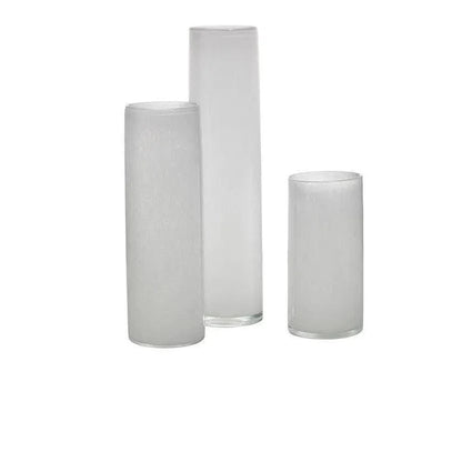 Gwendolyn Hand Blown Glass Cylinder Vases 3PC - LOOMLAN - Jamie Young - Vases & Jars