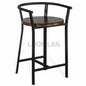 H Counter Height Barstool Wood Seat - LOOMLAN - Sunny D - Counter Stools