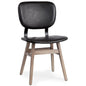 Haden Black Faux Leather Dining Chair (Set of 2)