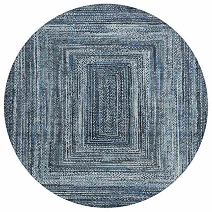 Haelanor Blue Washable Indoor-Outdoor Rug