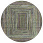 Haelanor Green Washable Indoor-Outdoor Rug