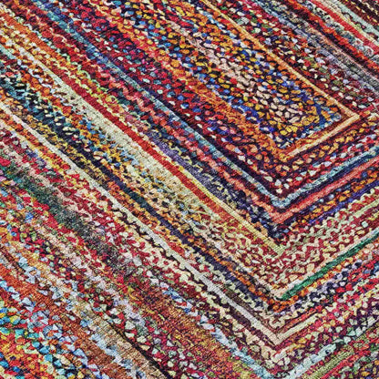Haelanor Paprika Washable Indoor-Outdoor Rug