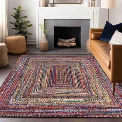 Haelanor Paprika Washable Indoor-Outdoor Rug