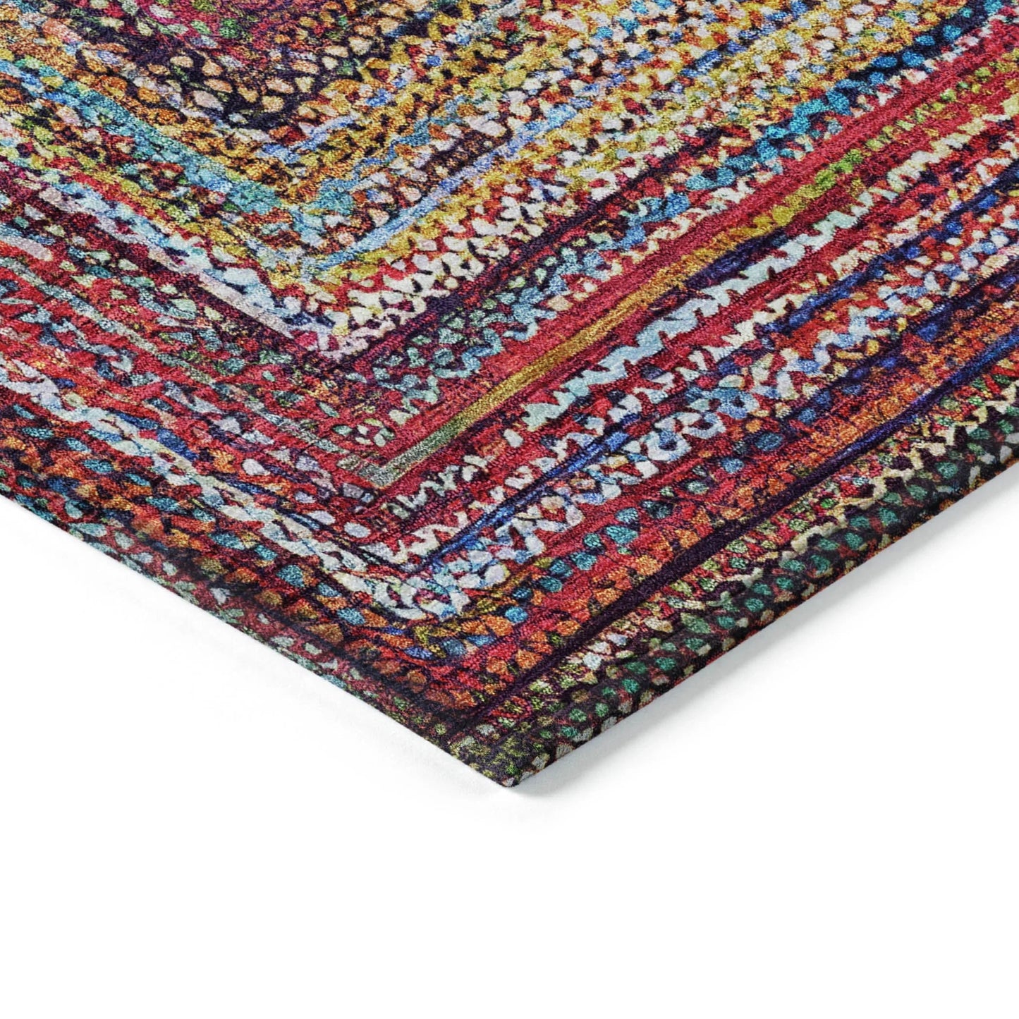 Haelanor Paprika Washable Indoor-Outdoor Rug