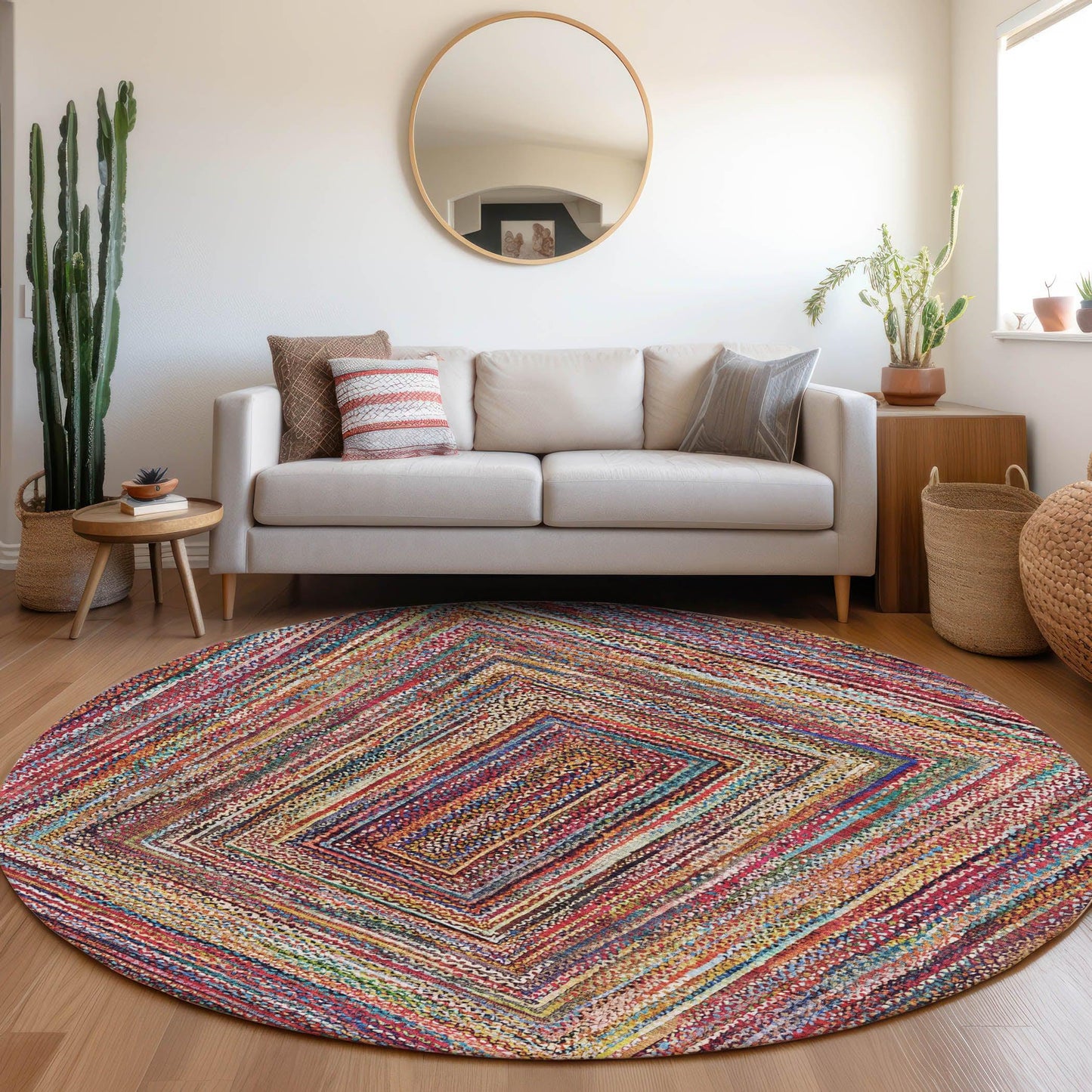 Haelanor Paprika Washable Indoor-Outdoor Rug