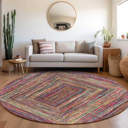 Haelanor Paprika Washable Indoor-Outdoor Rug