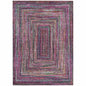 Haelanor Pink Washable Indoor-Outdoor Rug