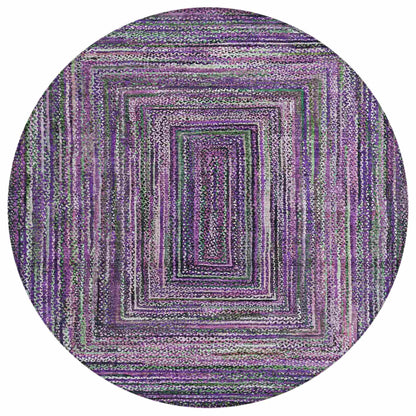 Haelanor Purple Washable Indoor-Outdoor Rug