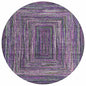 Haelanor Purple Washable Indoor-Outdoor Rug