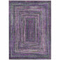 Haelanor Purple Washable Indoor-Outdoor Rug