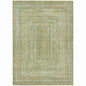 Haelara Green Washable Indoor-Outdoor Rug