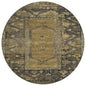 Haelaris Brown Washable Indoor-Outdoor Rug