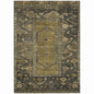 Haelaris Brown Washable Indoor-Outdoor Rug
