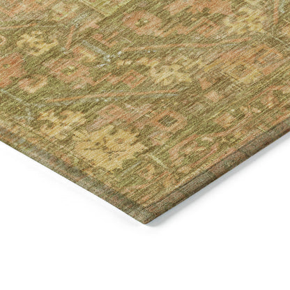 Haelaris Coral Washable Indoor-Outdoor Rug