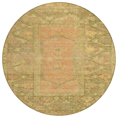 Haelaris Coral Washable Indoor-Outdoor Rug