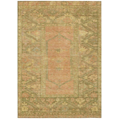 Haelaris Coral Washable Indoor-Outdoor Rug