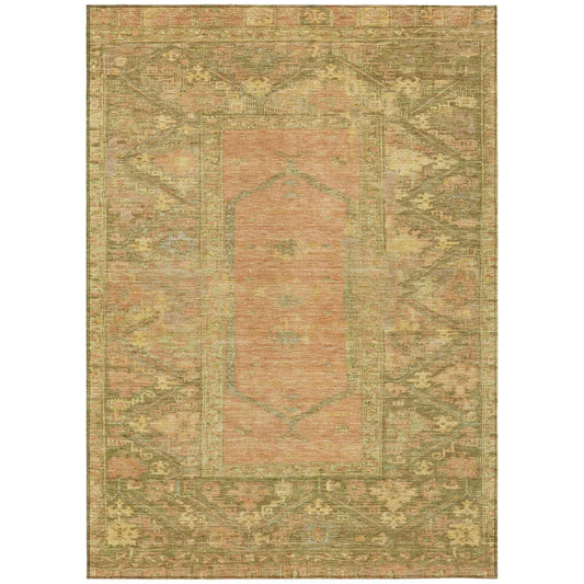 Haelaris Coral Washable Indoor-Outdoor Rug