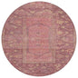 Haelaris Pink Washable Indoor-Outdoor Rug