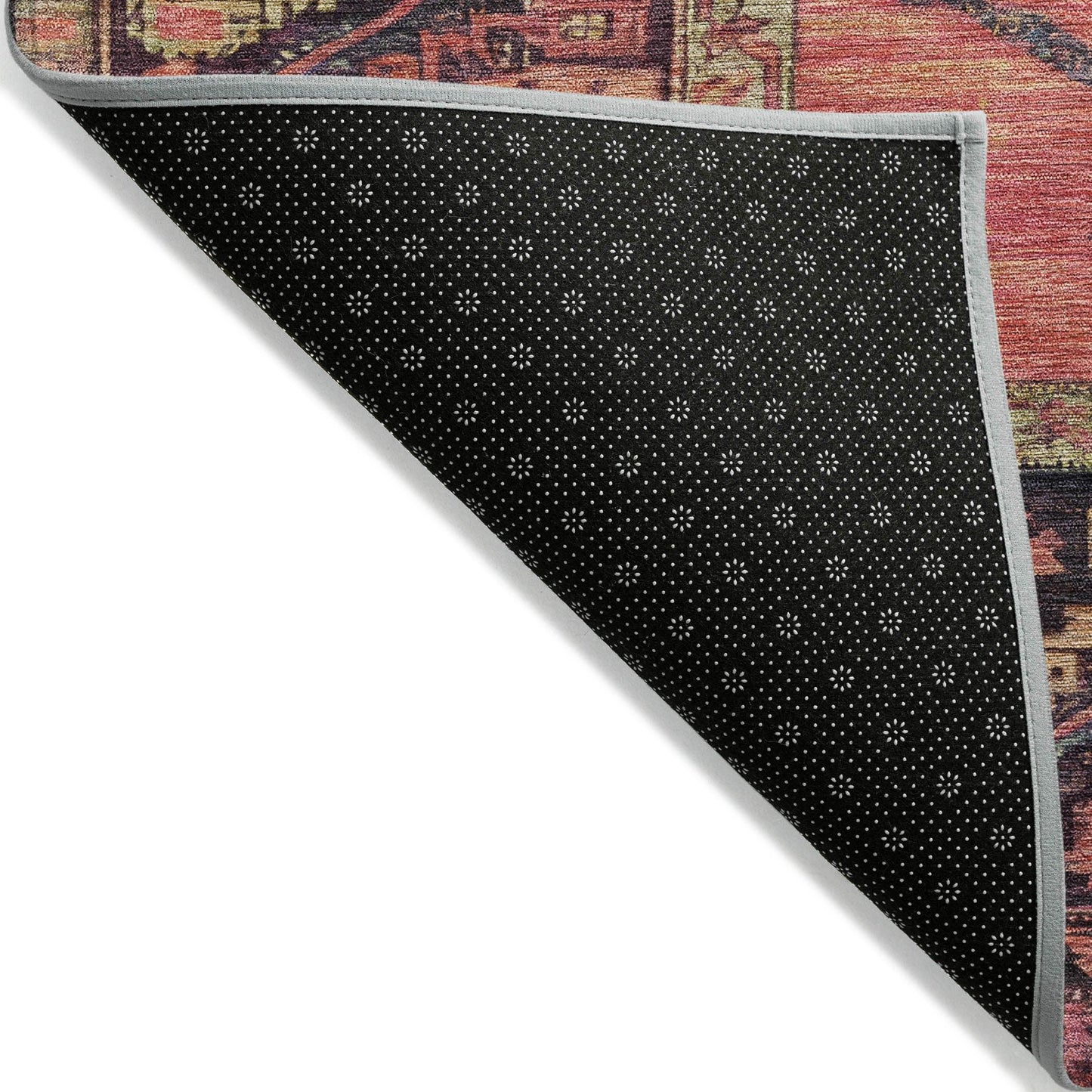 Haelaris Salmon Washable Indoor-Outdoor Rug