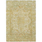 Haelas Brown Washable Indoor-Outdoor Rug
