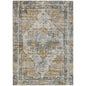 Haeleth Brown Washable Indoor-Outdoor Rug