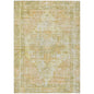 Haeleth Gold Washable Indoor-Outdoor Rug