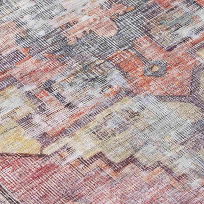 Haeleth Paprika Washable Indoor-Outdoor Rug