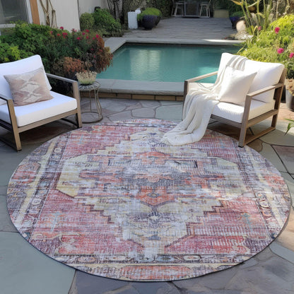 Haeleth Paprika Washable Indoor-Outdoor Rug