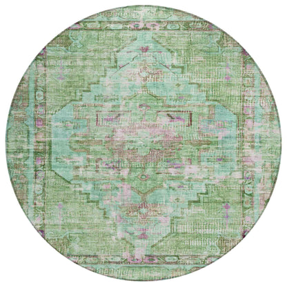 Haelien Aloe Washable Indoor-Outdoor Rug