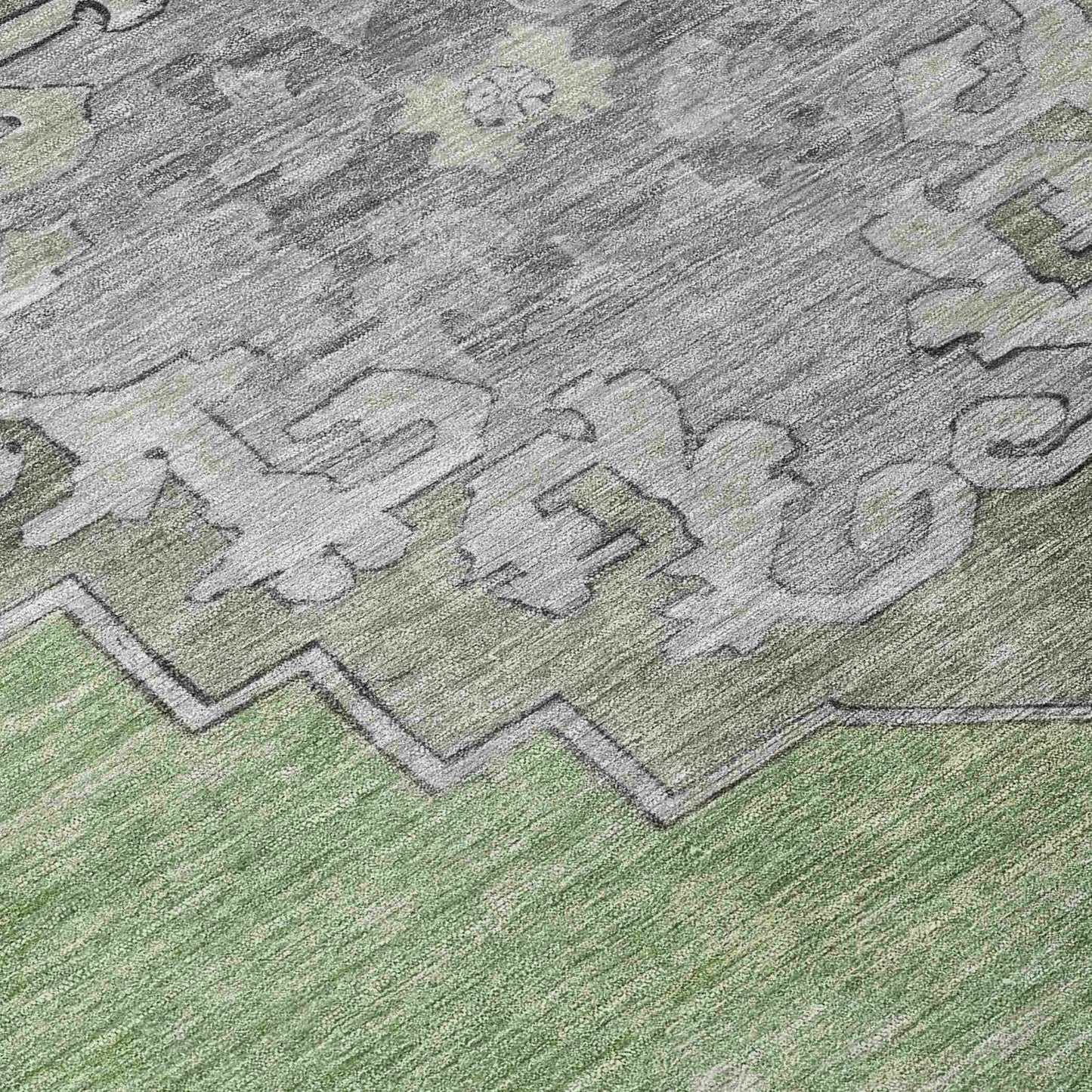 Haelion Aloe Washable Indoor-Outdoor Rug