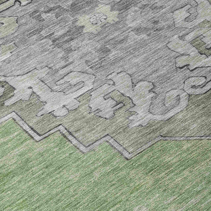 Haelion Aloe Washable Indoor-Outdoor Rug