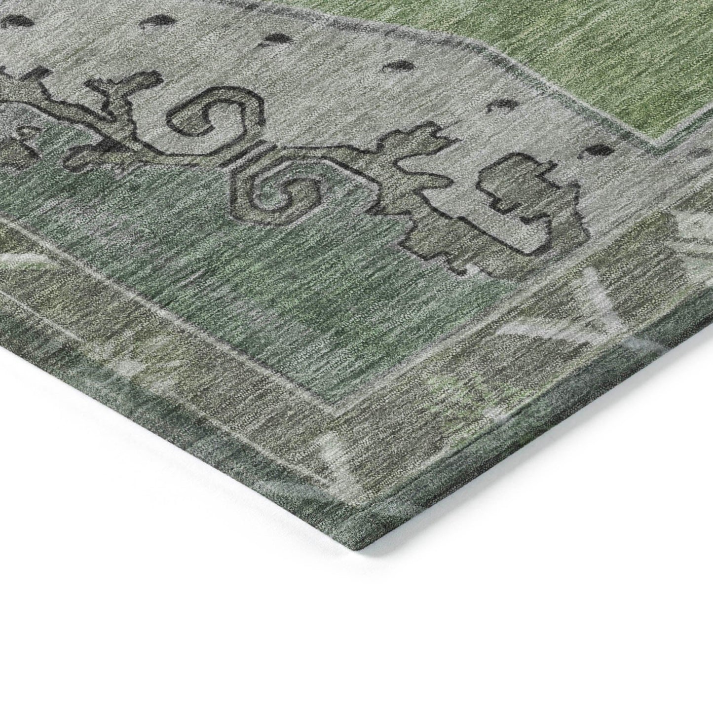 Haelion Aloe Washable Indoor-Outdoor Rug