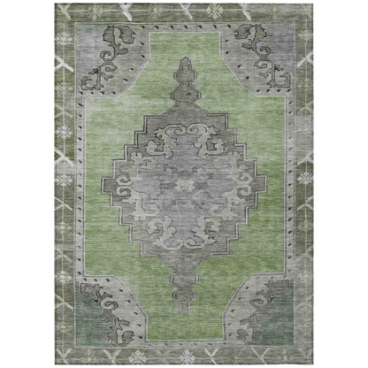 Haelion Aloe Washable Indoor-Outdoor Rug