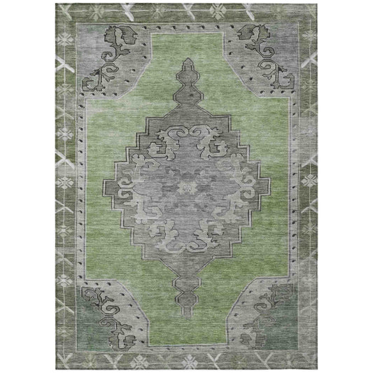 Haelion Aloe Washable Indoor-Outdoor Rug