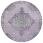 Haelion Plum Washable Indoor-Outdoor Rug