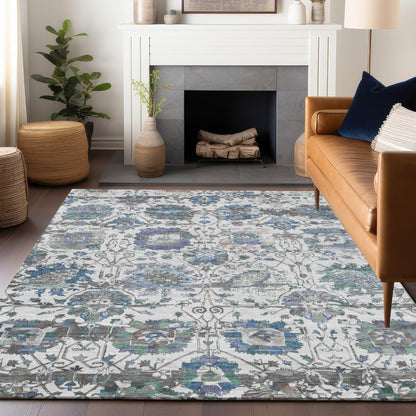 Haelira Ivory Washable Indoor-Outdoor Rug