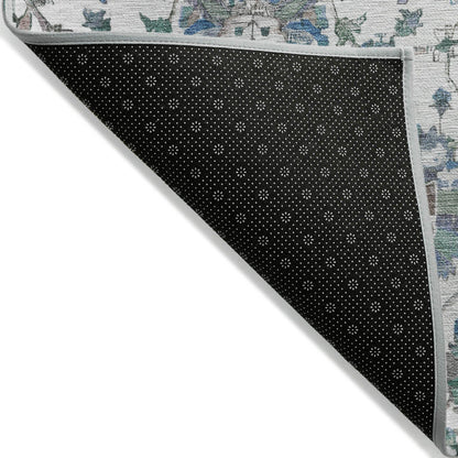 Haelira Ivory Washable Indoor-Outdoor Rug