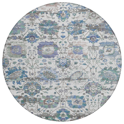 Haelira Ivory Washable Indoor-Outdoor Rug