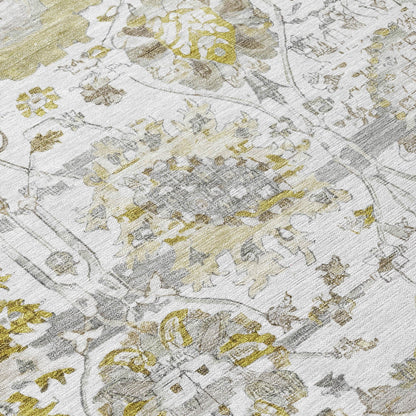 Haelira Linen Washable Indoor-Outdoor Rug