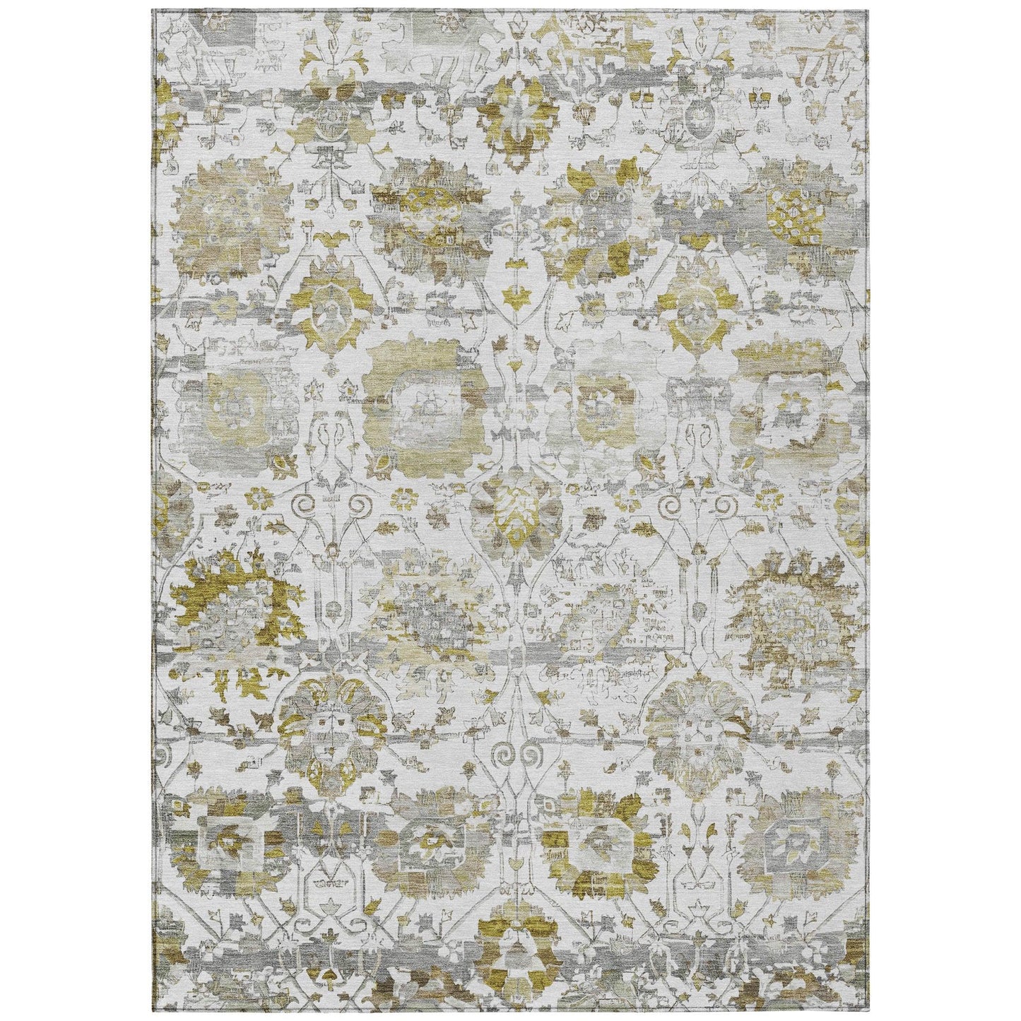 Haelira Linen Washable Indoor-Outdoor Rug